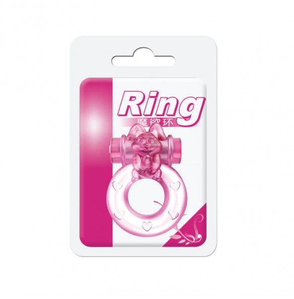 BAILE - Cute Rabbit Male Vibrating Delay Cock Ring